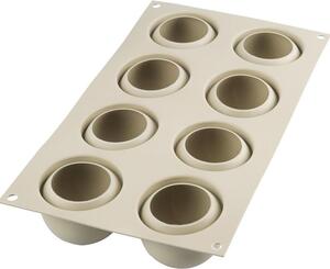 Silikomart Stampo in Silicone per Dolci Dolce Tartufo 8 Forme 6,2 x 5,2 H cm - 3Design