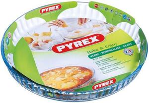 Pyrex Stampo per Dolci Crostata in Vetro 27 cm colore Trasparente - BAKE & ENJOY