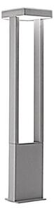Lampioncino esterno ip65 perenz kapp 8330 gc lc 14w led 3000k 1120lm metallo alluminio grigio cemento - Perenz