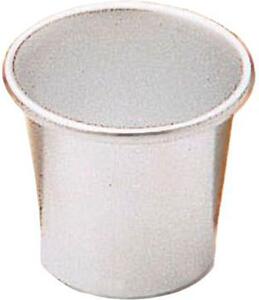 Ottinetti Stampo per Dolci Bab in Alluminio con Orlo 7 cm colore Argento