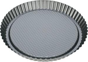 Tescoma Stampo per Dolci Crostata Antiaderente Scanalata 28 cm colore Grigio - Delicia