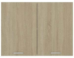 Pensile da Cucina，Armadietto a Muro，Armadio Sospeso da Parete Rovere Sonoma  60x31x60 cm Legno Multistrato CNWI710989 MaisonChic