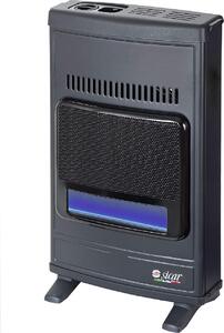 Sicar Stufa a Gas Metano Infrarossi da Parete / Pavimento Potenza 4.1 kW Volume Riscaldabile 100 m3 colore Grigio - ECO 45