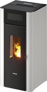 Freepoint Stufa a Pellet Ventilata 8,5 kW Capacit Serbatoio 15 kg Termostufa Volume 168 m3 colore Antracite - 7020008 Indigo Evo 7