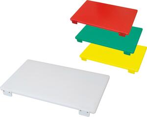 Bertoli Tagliere in polietilene con Fermo 70X40X2.5 cm colore Bianco - TAGLIERE_BI_70X40X2.5