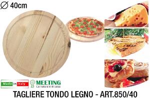 Meeting Tagliere Tondo Legno cm 40 Articolo 850 40 - 08