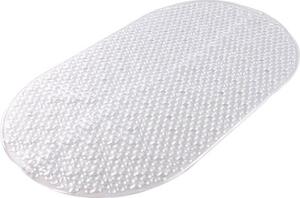 GEDY Tappetino Vasca da Bagno Antiscivolo con Ventose Tappeto rettangolare in PVC 690 x 385 x 7 mm colore Trasparente - TAVA4000030 Solid