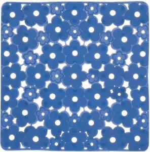 GEDY Tappeto bagno Tappeto doccia antiscivolo 51.5 x 51.5 cm in PVC colore Blu - 97 5151/P1 Serie G-Margherita
