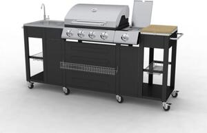 Barbecue da Cucina per Esterni Montana 4 Fornelli