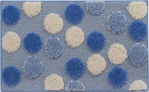 Emmevi Tappeto Bagno cm 50x80 Saliscendi Doccia Sottofondo antiscivolo colore Azzurro - Ios
