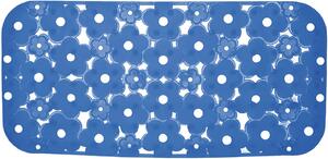 GEDY Tappeto bagno Tappeto doccia vasca antiscivolo 72 x 34.5 cm PVC colore Blu - 97 3572/P1 Serie G-Margherita