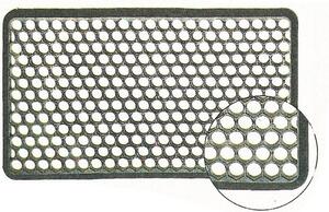 ISMAR Tappeto zerbino da esterni in plastica 71x42 cm colore Nero - Nido d'Ape - A/137