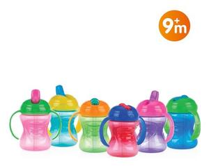 Nuby Tazza 2 in 1 con Maniglie 270 ml per Bambini da 9 + Mesi - ID10302
