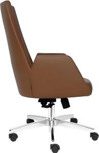 Elegante sedia da ufficio gaming moderna sedia singola marrone sedia da ufficio girevole