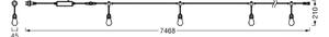 OSRAM SMART+ ghirlanda luminosa LED WiFi STRINGLIGHT, RGBW a 12 luci. dimmerabile, Nero, Plastica, Moderno