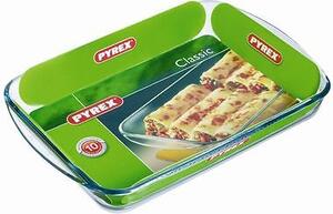 Pyrex Teglia Forno Lasagnera Rettangolare in Vetro Borosilicato 40 x 27 cm colore Trasparente - Classic
