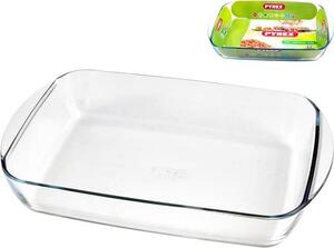 Pyrex Teglia Forno Lasagnera Rettangolare in Vetro Borosilicato 40 x 27 cm colore Trasparente