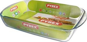 Pyrex Teglia Forno Lasagnera Rettangolare in Vetro Borosilicato 40 x 27 cm colore Trasparente