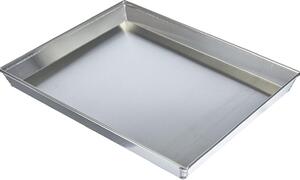 BALLARINI Teglia Forno per Pizza Rettangolare in Alluminio Puro 35 x 28 cm colore Argento