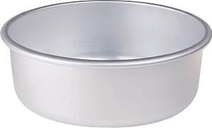 Pentole Agnelli Tortiera Stampo per Torta Conica in Alluminio 16 cm colore Argento - Pasticceria & Pizza