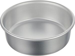 Pentole Agnelli Tortiera Stampo per Torta Conica in Alluminio 24 cm colore Argento - Pasticceria & Pizza