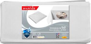 I Casamici Tovaglia Coprimacchia Tnt 100x100 Set 25 pezzi Bianco - CAS643483