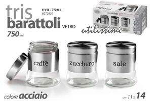 Gicos Tris Barattoli in Vetro ml 750 - 772016