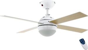EGLO Ventilatore da Soffitto con Luce e Telecomando 4 Pale 3 Velocit colore Bianco - 56036