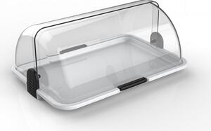 Robe Di Casa Vetrinetta Bar Rettangolare cm 46.5x31.5x19.5h colore Bianco - ROB178
