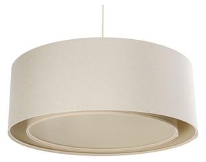Lampadario a sospensione con cavo BOHO TRINITI 1xE27/60W/230V, diam. 50 cm, colore crema