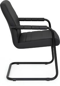 Sedia Rivestimento in Pelle finta Sedie da ufficio Sedie moderne per computer Mobili Nero