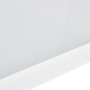 Tavolo da giardino allungabile Lyra NATERIAL in alluminio con piano in vetro bianco per 10 persone 180/260x96cm