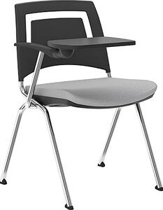 Elegante sedia grigia Sedia moderna Design di alta qualità Sedia da ufficio Nuova
