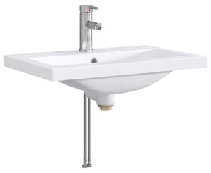 Lavabo da bagno Cromato 61 x 40 x 16,5 cm Metallo
