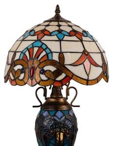 Brilagi - Lampada da tavolo in vetro Tiffany MIRABELLA 1xE27/60W/230V + 1xE14/40W