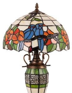 Brilagi - Lampada da tavolo in vetro Tiffany JUNGLE 1xE27/60W/230V + 1xE14/40W