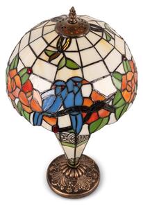 Brilagi - Lampada da tavolo in vetro Tiffany JUNGLE 1xE27/60W/230V + 1xE14/40W