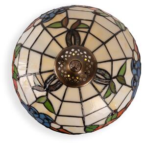 Brilagi - Lampada da tavolo in vetro Tiffany JUNGLE 1xE27/60W/230V + 1xE14/40W