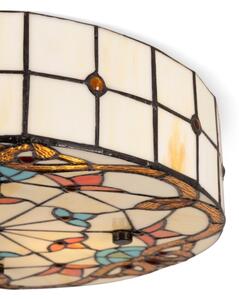 Brilagi - Plafoniera Tiffany in vetro colorato MIRABELLA 3xE27/60W/230V diam. 40 cm
