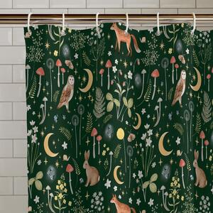 Tenda per doccia 180x180 cm Enchanted Twilight Animals – Catherine Lansfield