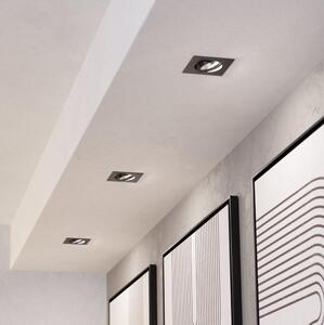 Eglo 902284-SET 3x LED faretto da incasso per controsoffitto SALICETO LED/4,8W/230V 8,8x8,8cm nero