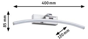 Paulmann 95557 - Lampada da quadro LED/8,5W BENTO 230V 40 cm cromo opaco