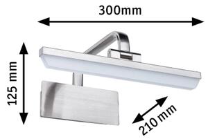 Paulmann 95571 - Lampada per quadri LED/6W RENAN 230V 30 cm cromo opaco