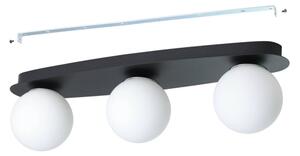 Eglo 902092 - Plafoniera LED per bagno CASTROVIDO 3xG9/4,2W/230V IP44 nera