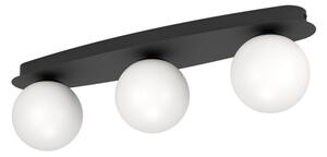Eglo 902092 - Plafoniera LED per bagno CASTROVIDO 3xG9/4,2W/230V IP44 nera