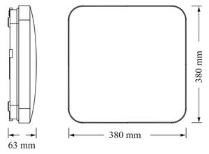 Osram - Plafoniera a LED CEILING SQUARE LED/36W/230V 4000K 38x38 cm bianco