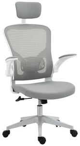 Vinsetto: sedia da ufficio ergonomica con funzione oscillante e poggiatesta