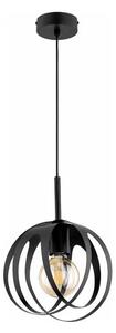 Lampadario sospeso con cavo ASANI 1xE27/15W/230V nero
