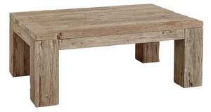 Tavolino da salotto in legno di Teak 120x80x45 naturale grezzo BASSANO #105