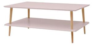 KORO LOW tavolino 110x70 cm - rosa